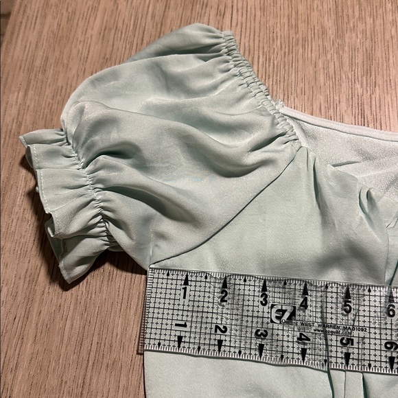 Balance Collection Light Green Ruffle Romper - Picture 7 of 14